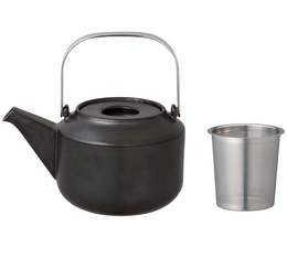 kyusu black teapot
