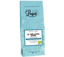 Cafés Lugat Organic Coffee Beans Le Mélange Eden - 250g