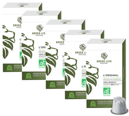 50 capsules compatibles Nespresso® L'Original - GREEN LION COFFEE