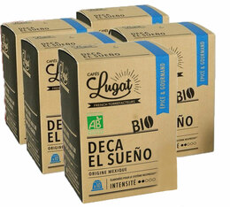Cafés Lugat El Sueño organic decaffeinated coffee Nespresso-compatible capsules x 10