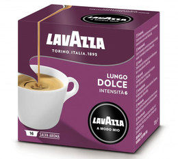 Lavazza Lungo Dolce A Modo Mio x 16 Lavazza coffee pods