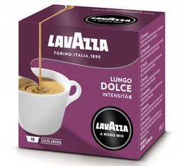 16 capsules café A Modo Mio Lungo - LAVAZZA