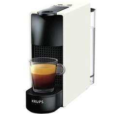 Machine à capsules compatible Nespresso® Krups Essenza Mini YY2912D Pure White + Offre MaxiCoffee
