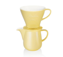 Melitta Pour Over set - Classic edition in Yellow - Porcelain