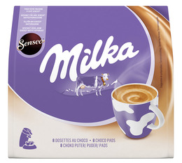 dosettes senseo compatibles milka chocolat 40 dosettes
