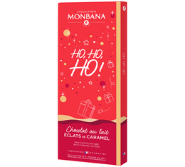 Chocolate Bar with Caramel Bits "Ho ho ho" - Monbana