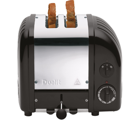 toaster dualit deux tranches inox et noir mat