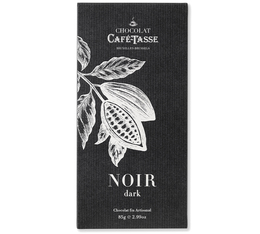 85g tablettes chocolat noir (60% de cacao) - CAFE TASSE