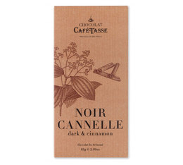 Tablette chocolat Noir Cannelle 85gr - Café-Tasse