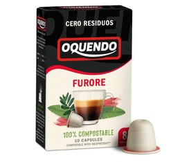 Oquendo Furore biodegradable capsules for Nespresso® x 10