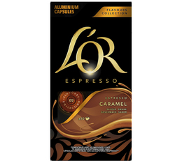 capsule compatible nespresso lor espresso caramel 10
