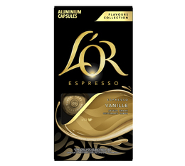 capsule compatible nespresso lor espresso vanille x10