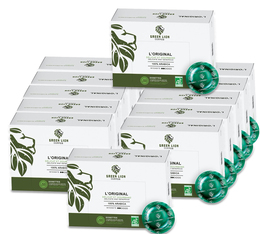 300 dosettes (200 + 100 offertes) compatibles Nespresso® pro L'original  Office Pads Bio - GREEN LION COFFEE