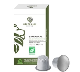 Green Lion Coffee L'Original Nespresso® Compatible Capsules x 10 