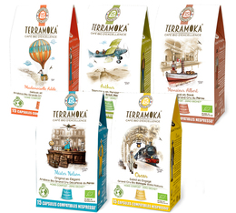 Pack découverte 5 x 15 capsules Bio - Nespresso® compatible - TERRAMOKA