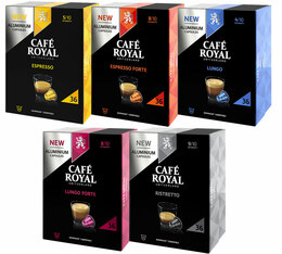 Pack découverte 5x36 capsules compatibles Nespresso® - CAFE ROYAL