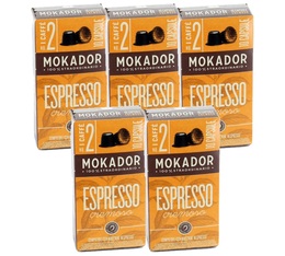 50 capsules Cremoso - Nespresso® compatible - MOKADOR CASTELLARI