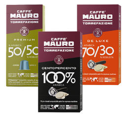 Pack découverte 30 capsules - compatibles Nespresso® - CAFFE MAURO