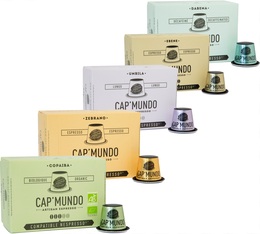 Pack découverte Cap'Mundo - 50 capsules pour Nespresso