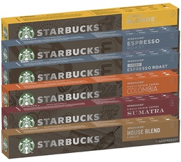 Starbucks Discovery pack - 80 capsules for Nespresso