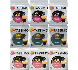 Pack découverte 138 dosettes café long - TASSIMO 
