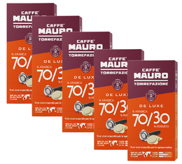 caffe mauro cafe deluxe 70/30 pack 50 capsules