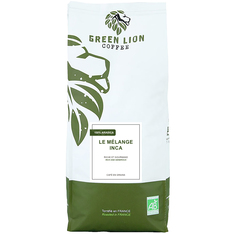 1 Kg Café en grain bio Mélange Inca - GREEN LION COFFEE
