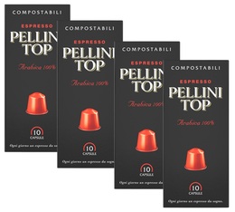 40 Capsules compatibles Nespresso® Biodégradables PELLINI - Expresso