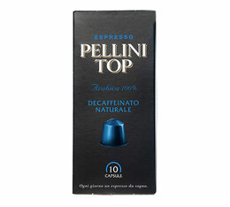  10 Capsules compatibles Nespresso® PELLINI - Top Decaffeinato