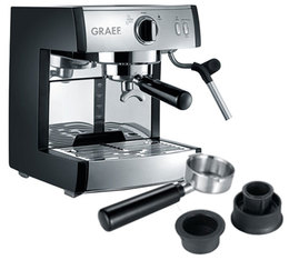 Machine expresso Graef Pivalla pour café moulu, dosettes souples et capsules Nespresso + offre cadeaux