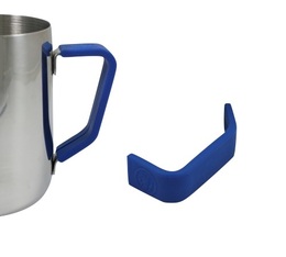 Poignée en silicone bleu pour pichet à lait 95cl/32oz - Rhino Coffee Gear