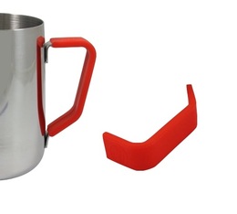 Poignée en silicone rouge pour pichet à lait 95cl/32oz - Rhino Coffee Gear