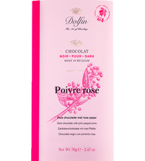 Dolfin - Pink Pepper Dark Chocolate 60% - 70g
