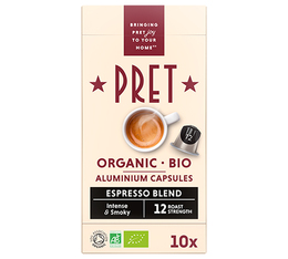 Prêt à Manger Nespresso pods Organic Espresso x 10 capsules