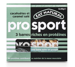 3 Barres Pro Sport caramel salé - Eat Natural