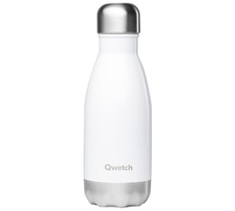 QWETCH insulated drinking bottle in white - 260ml