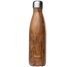 Qwetch Insulated Bottle Wood Design - 500ml
