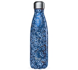 QWETCH insulated bottle Blue Flowers - 500ml