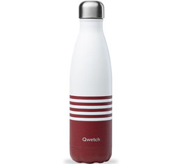 Qwetch Insulated Stainless Steel Bottle Marinière Red Limited Edition - 500ml