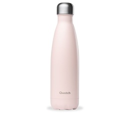 QWETCH insulated bottle in soft pastel pink - 500ml