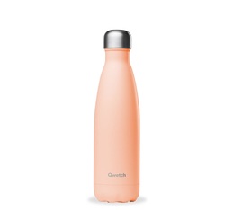 Bouteille isotherme inox Pastel Pêche 50 cl - QWETCH
