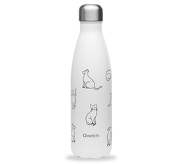 Bouteille Isotherme QWETCH Inox Pretty Cats 50cl