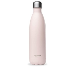 Bouteille isotherme Rose 75 cl - Collection Pastel - QWETCH