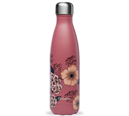 Bouteille Isotherme Inox Anemones Terracotta - 50cl  - QWETCH