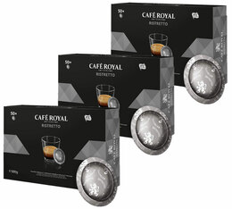 150 Capsules compatibles Nespresso® pro Ristretto - CAFE ROYAL Office Pads