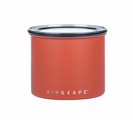 airscape coffee canister in red - 250g