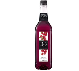 Syrup 1883 Routin Cranberry in Plastic Bottle - 1L
