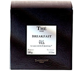 Dammann Frères Breakfast tea - 50 Cristal® sachets