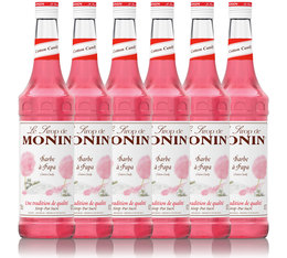 Sirop Monin x 6 - Candyfloss  70 cl