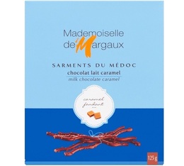 Sarments du Médoc Chocolat Lait/Caramel 31% 125g - Mademoiselle de Margaux